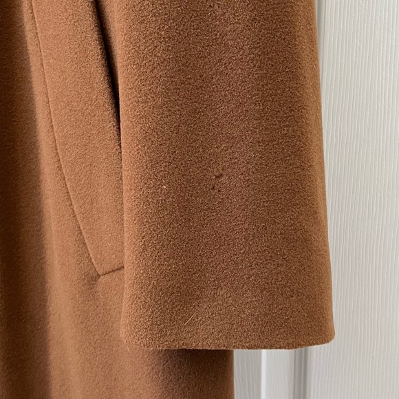 Hugo Boss De Tomaso Vintage Brown Wool Over Coat, Made in Italy, Size 42R - Picture 14 of 16